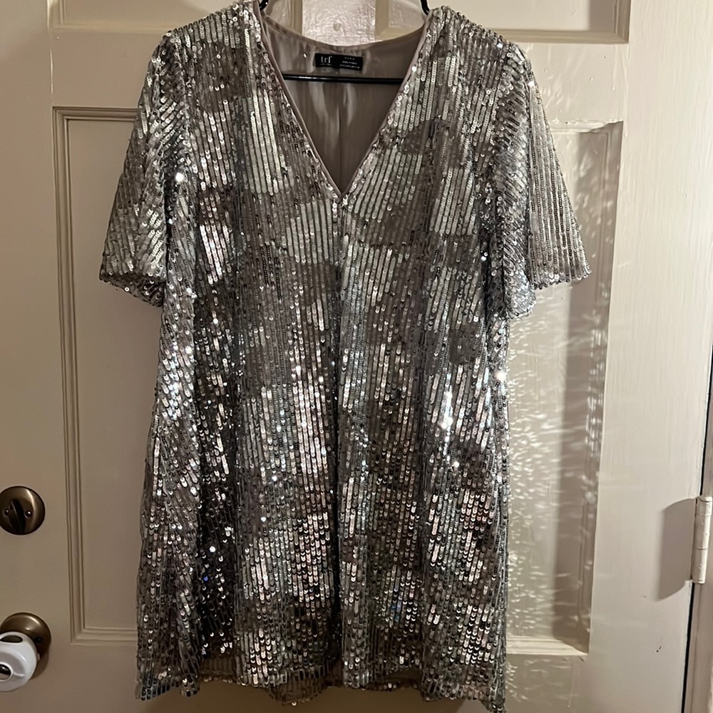 Zara sequin dress